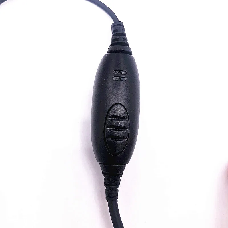 QVXN-QXEJ-4 Clip de hierro transparente para vigilancia portátil,, auricular PTT para Teléfonos móviles inteligentes