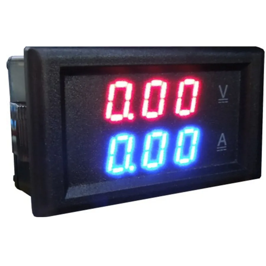 Цифровой дисплей YB28VA Hall DC вольтметр измеритель тока головка светодиодный