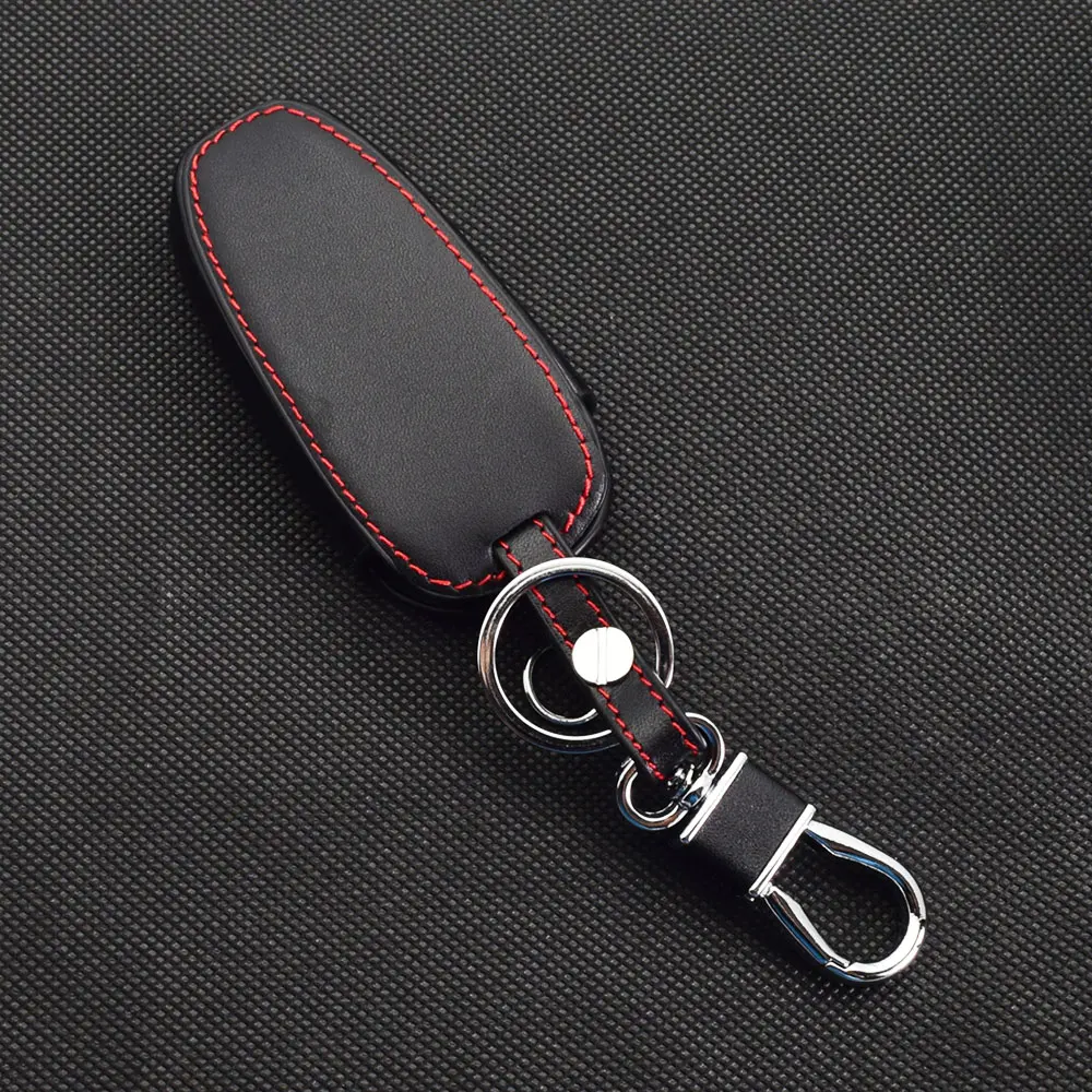 Кожаный чехол ATOBABI для автомобильного ключа брелок Hyundai Azera Sonata Santa Fe Tucson 2021 2022