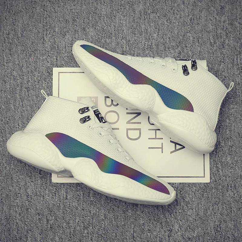 Men Sneakers Outdoor Warm Running Shoes Black White Fur Sport Trainers Winter Athletic Sneakers Men Breathable Walking Footwear