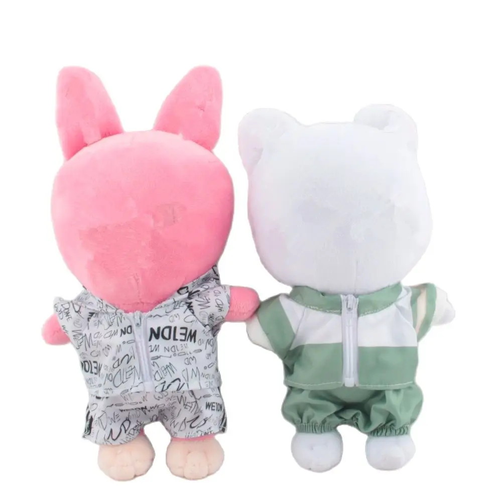 

20cm Doll Clothes Lovely Sports Clothes Set Coat+Pants Suit Dolls Accessories for Korea Kpop EXO idol Dolls Gift