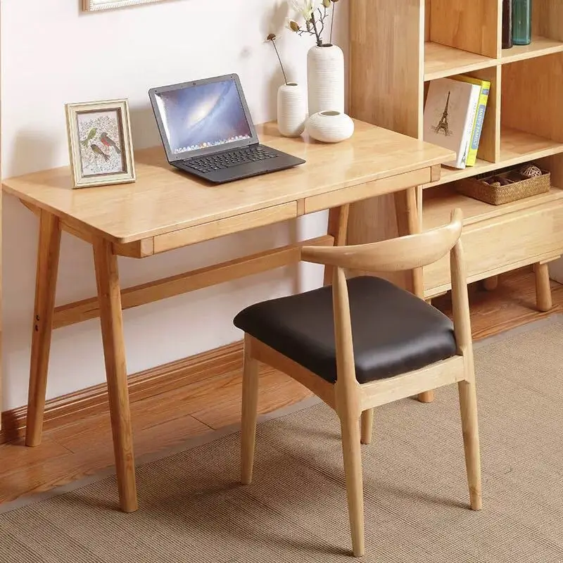 

Solid wood desk minimalist household student writing Taipei European desk chair bedroom study simple desktop computer desk