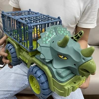 boys car toys dinosaur truck transport carrier vehicle dino animal model tyrannosaurus rex kids game children birthday gifts