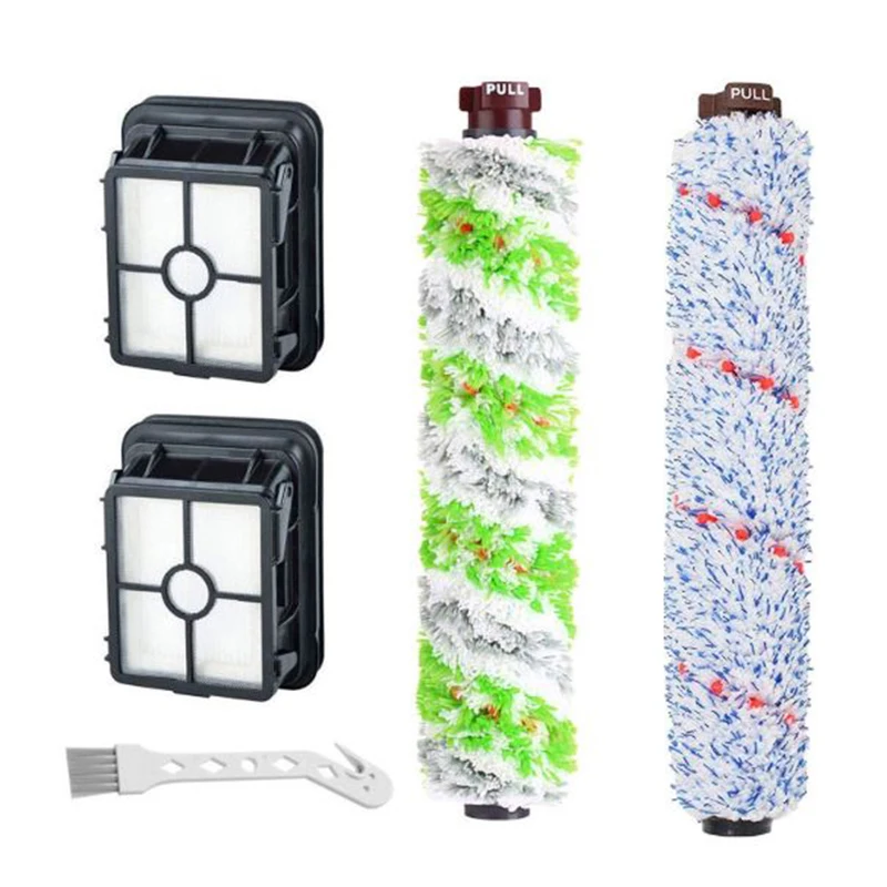 

Roller Brushes Filters Kit For Bissell CrossWave Pet Pro Multi-Surface Wet Dry Vac 2306 Vacuum Cleaner Roller Brush Accessories