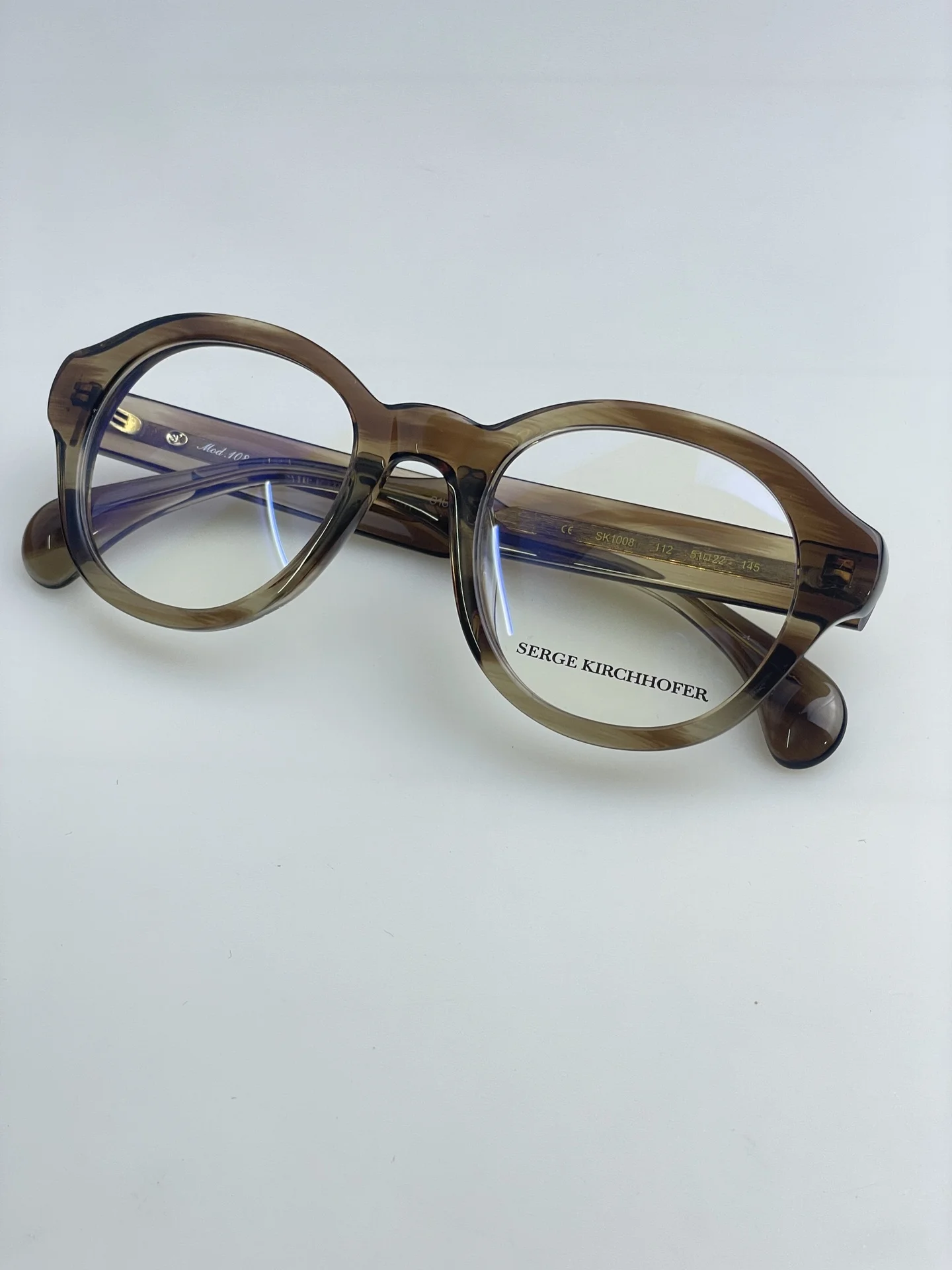 Swiss Serge Kirchhofe*r Belight Optical  Acetate Design Prescription Vintage Retro Eyeglasses Spectacle Frame Eyewear SK1008