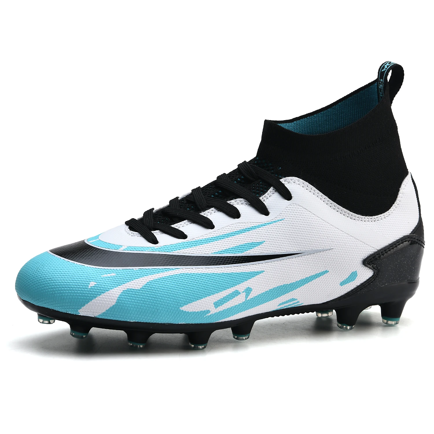 

Men Soccer Shoes Adult Kids TF/FG Football Boots Cleats Grass Training Sport Footwear 2022 Trend Men‘s Sneakers 35-45 Massage