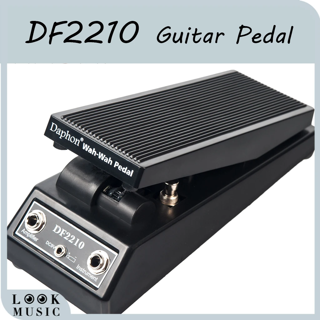 

Педаль для гитары DF2210, дафон, гитара, педаль Wah для электрогитары, DJ, черный