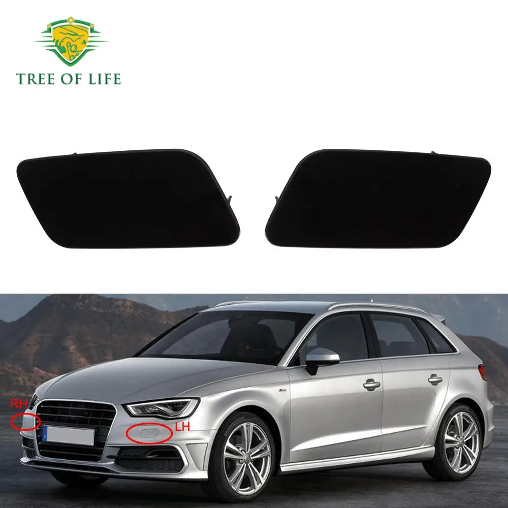 8V3 955 275 Front Headlight Headlamp Washer Nozzle Cover Cap For Audi A3 2012 2013 2014 2015 2016 2017 2018 2019 8V3 955 276