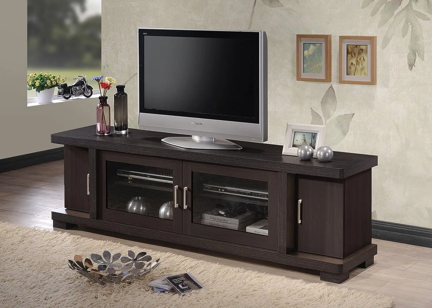 

tv-Stand, 70", Grey/Dark Brown