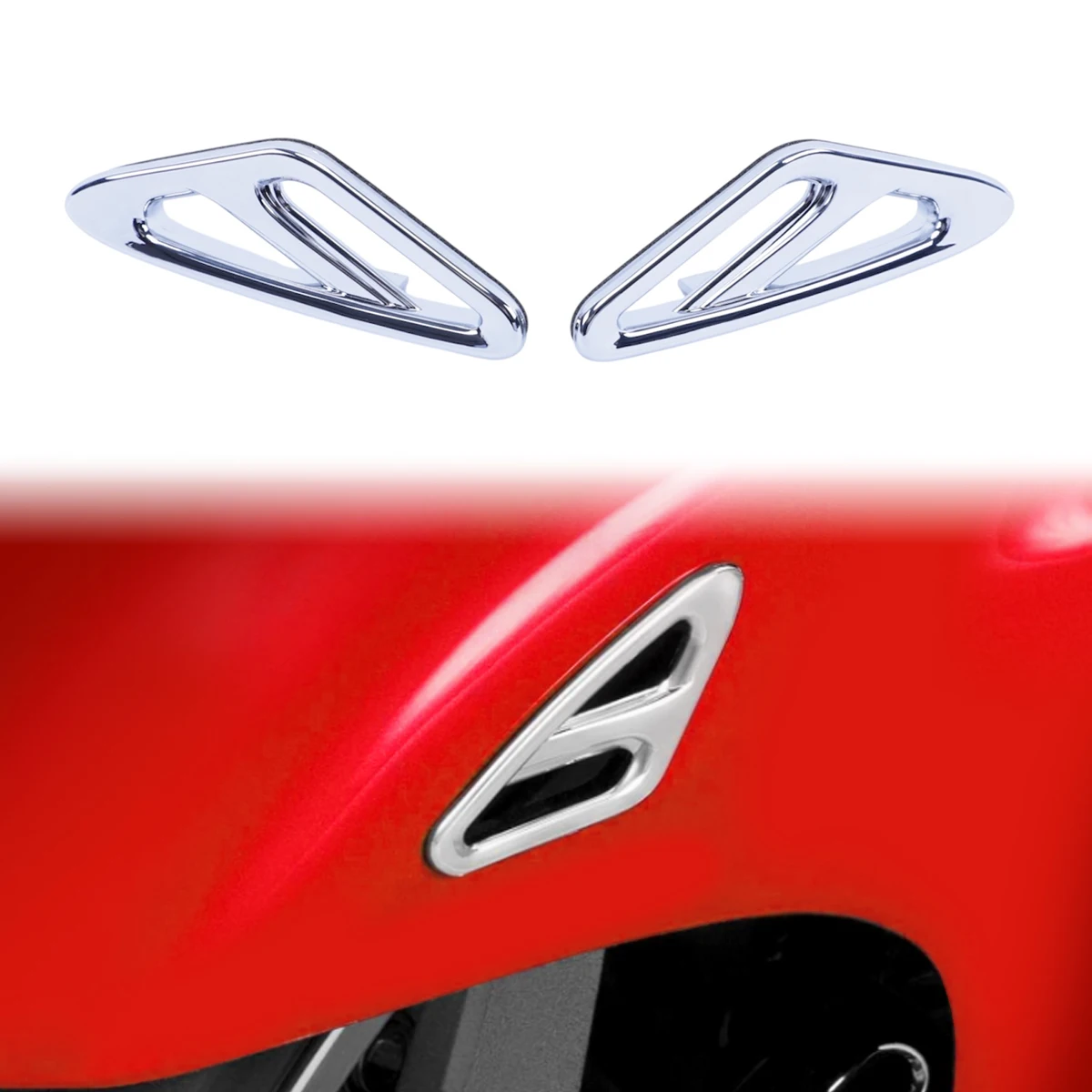 

Хромированный наполнитель переднего крыла для Honda Goldwing GL1800 2001-2010 2012-2017 Gold Wing F6B, декоративные накладки для мотоцикла