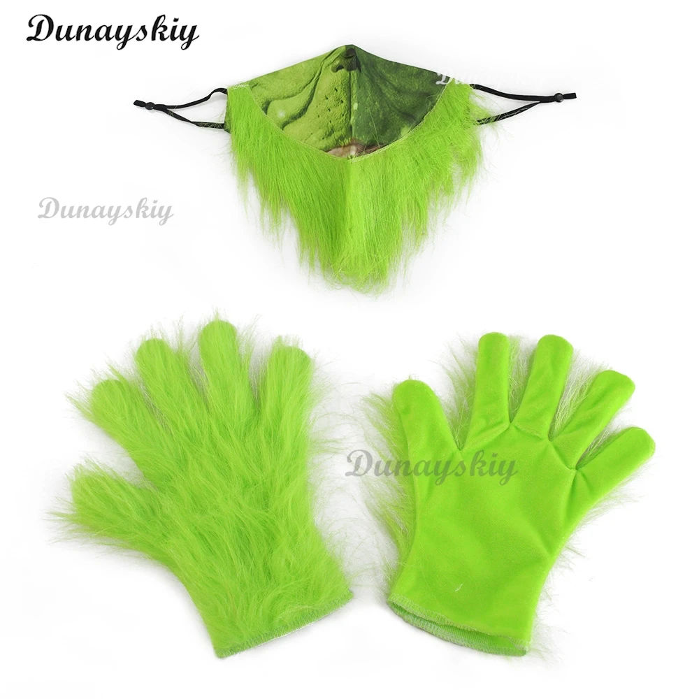 Новые рождественские костюмы одежда для косплея шляпа маска платье Санта-Клауса