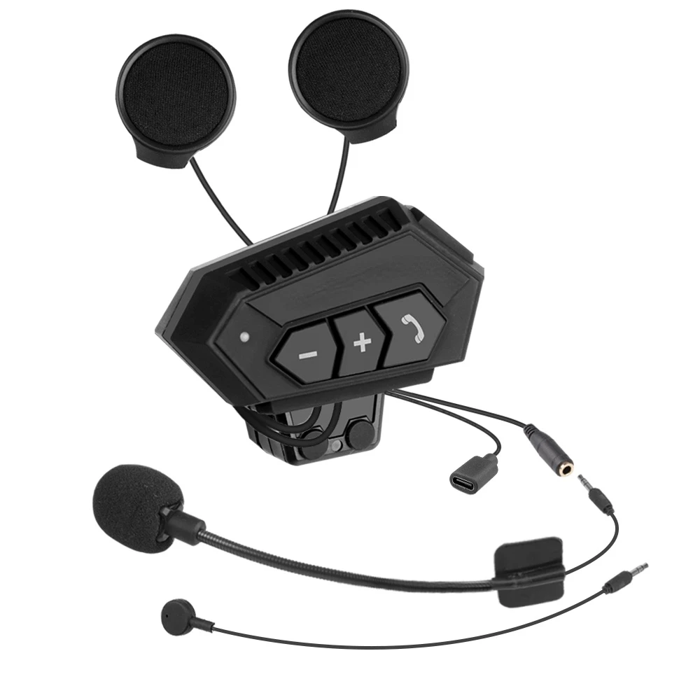 

Waterproof Moto Wireless Anti-interference Helmet Headset Intercom for Motorcycle Slive BT-12 Motorcycle Helmet Headset