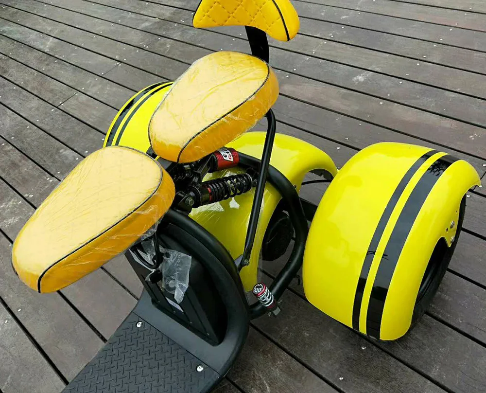 Электрический самокат Citycoco для взрослых 1000 Вт с Ce новый 3-колесный электрический