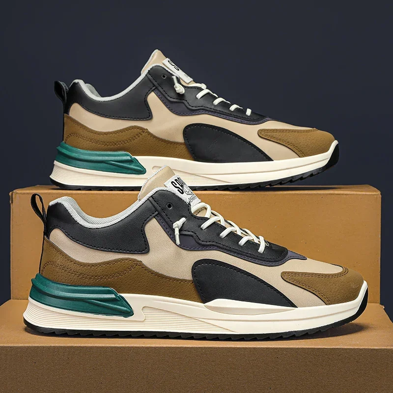 Мужские сетчатые дышащие кроссовки слипоны спортивная обувь на шнуровке мужские