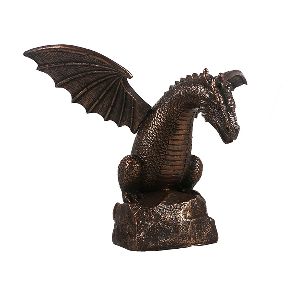 

Dragon Water Fountain Nozzle Statue Courtyard Sprayer Pond Decorative Sprinkler Resin Garden Outdoor Watering Decoration