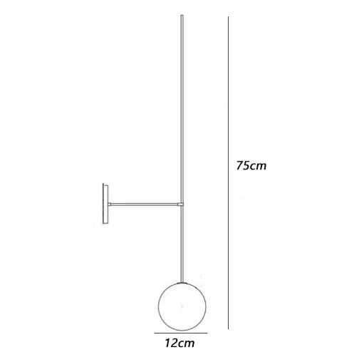 

Настенные светильники Blonche золотые/черные