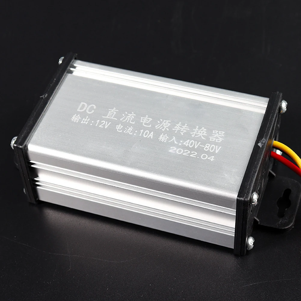 

Electric Bicycle Voltage Converter Adapter Hot Sale Transformer Hot Sale Aluminum DC 40-100V To 12V/10A/20A For Two High-power