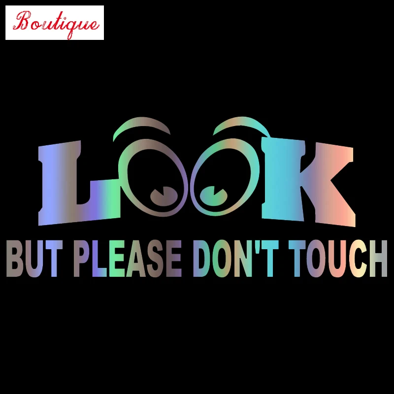 

Пожалуйста, не прикасайтесь к очень интересным полиэтиленовым наклейкам для ваших глаз, автомобильных наклеек, окон и автозапчастей.