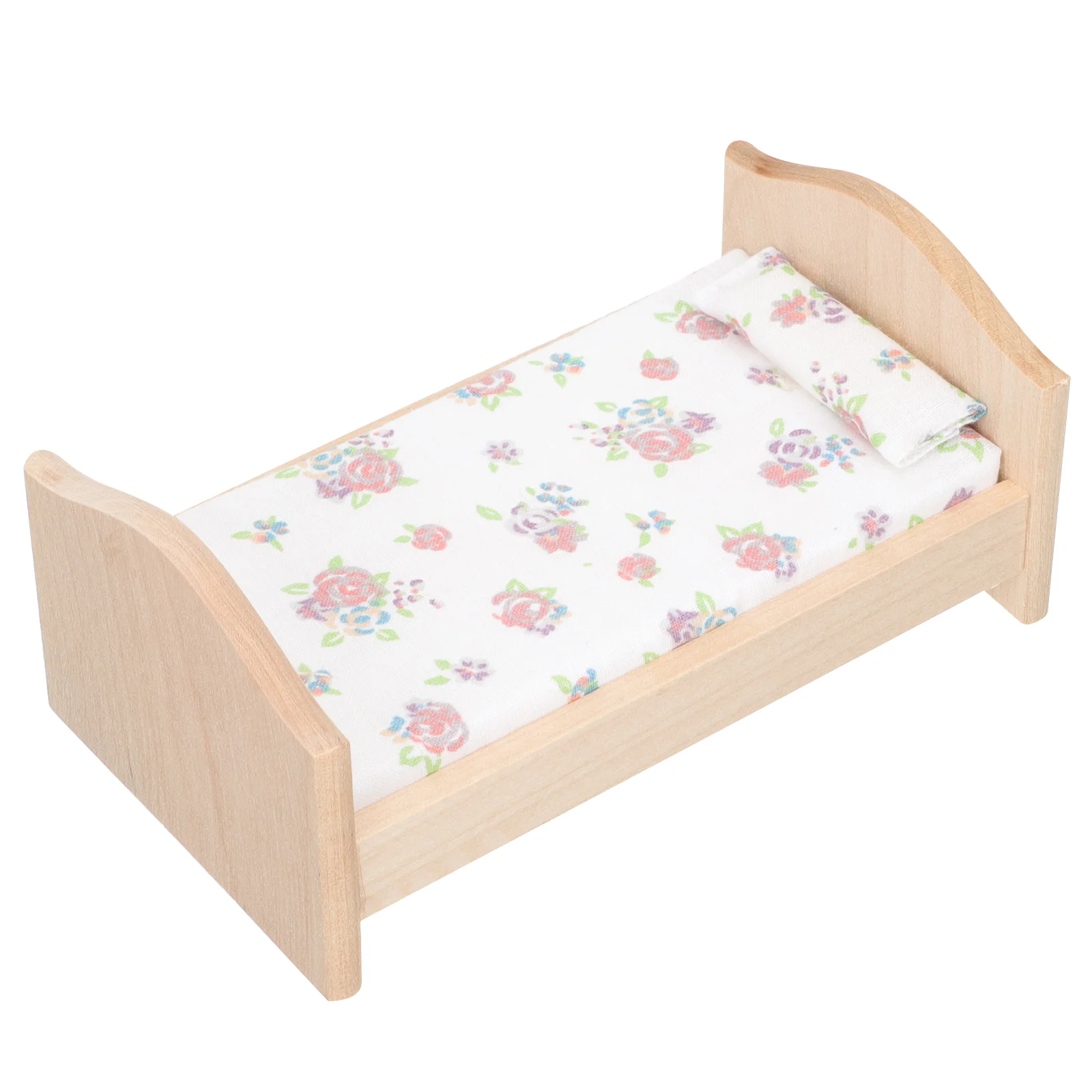 

Mini House Bed 1:12 Miniature Bed Mini House Accessories Kids Mini House Toy