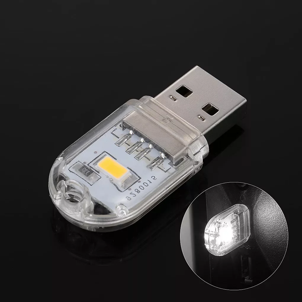

1/10Pcs Mini USB Night Light Directing Power Portable LED Reading Lamp Computer Keyboard Light