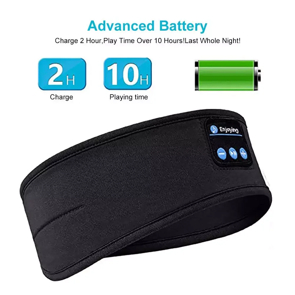

2023 Wireless Sleeping Headphones Bluetooth Sports Headband Sleeping Eye Mask Earphones For Jogging/Yoga Sports Sleep Music Head
