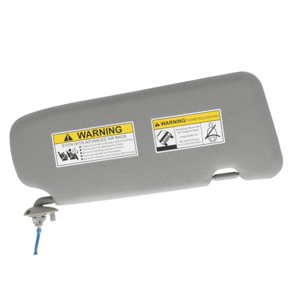 Автомобильный солнцезащитный козырек с зеркалом и фотоэлементами серый бежевый