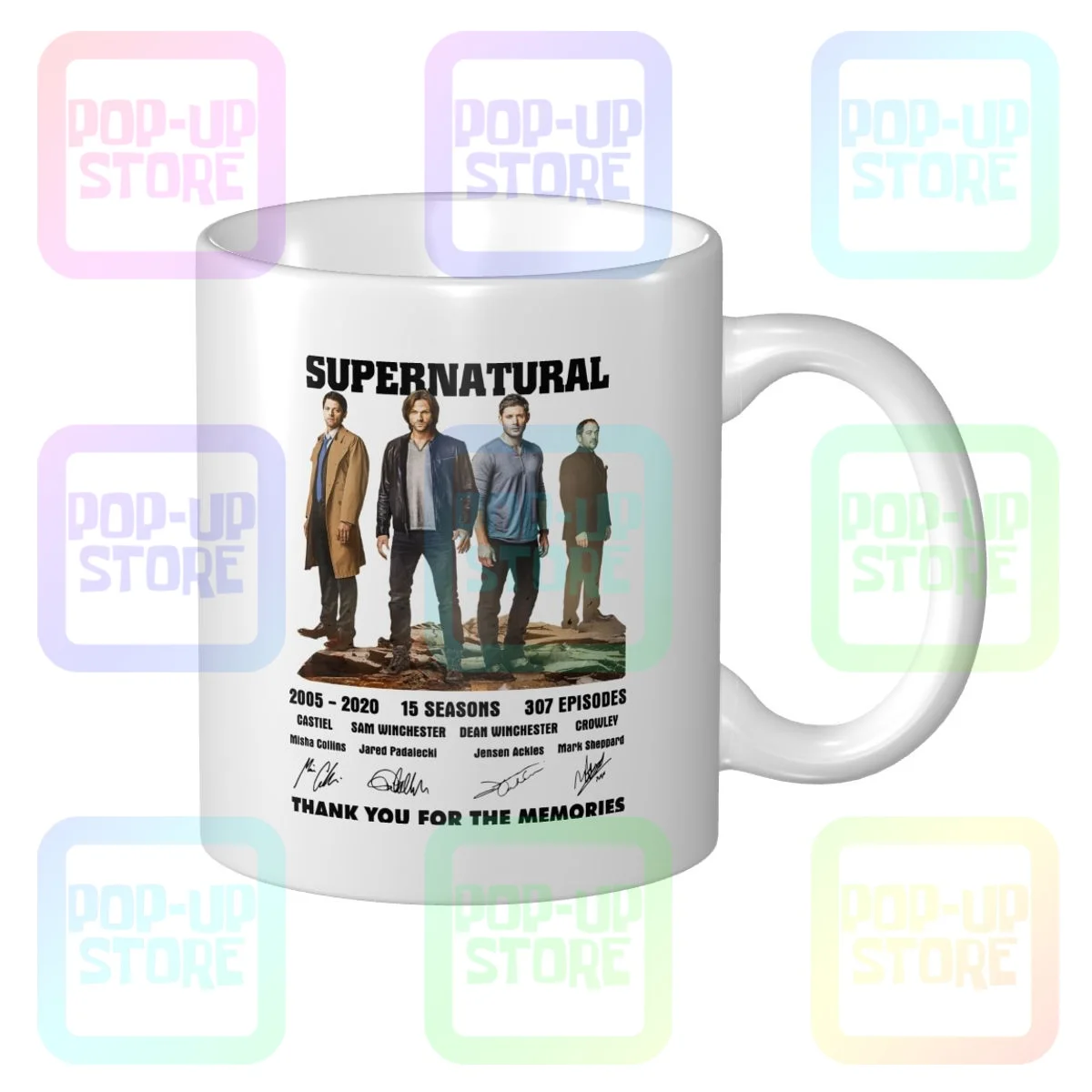 Сверхъестественное юбилее спасибо за воспоминания кружка кофейная стандартная