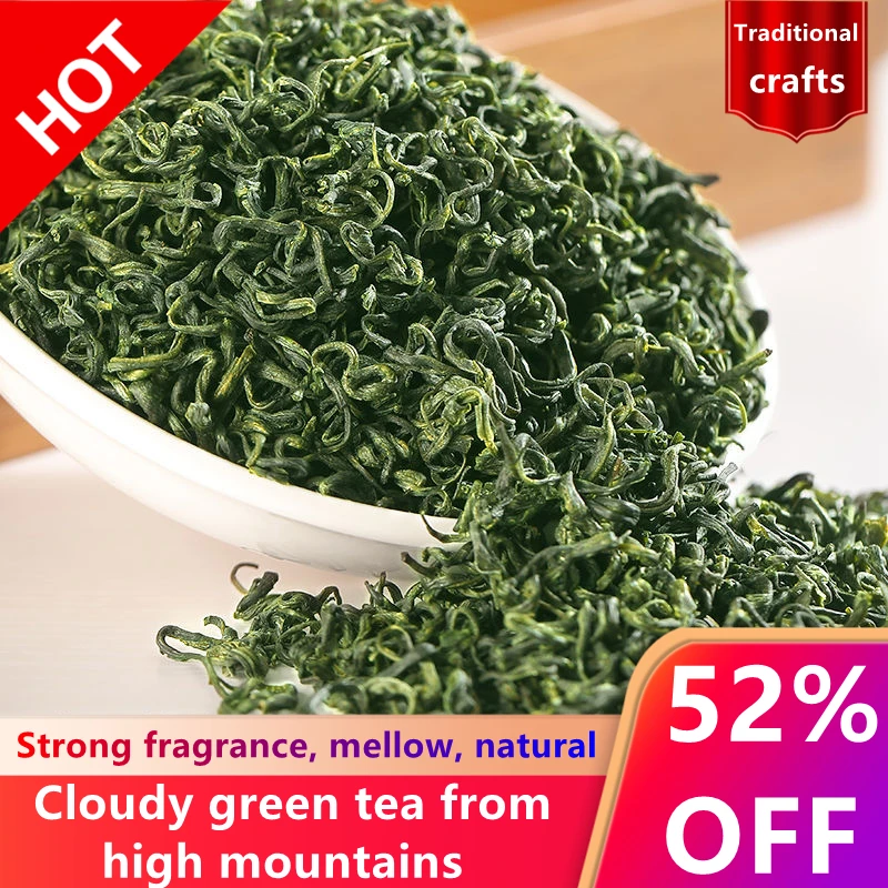 

China High Mountains Yunwu Green-tea Real Organic New Early Spring Tea for Weight Loss Health Care Houseware No Teapot