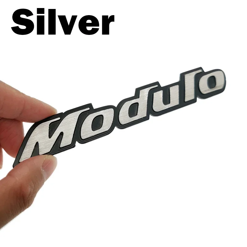 

Новый 3D алюминиевый Modulo Sport Emblem, хромированный логотип, задний значок, наклейка на багажник автомобиля, Стайлинг автомобиля для Honda Civic Accord CRV Fit