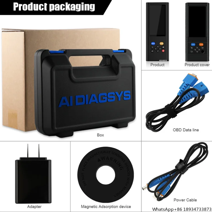Автомобильный сканер AIDIAGSYS OBD2 полный диагностический инструмент для двигателя EPB