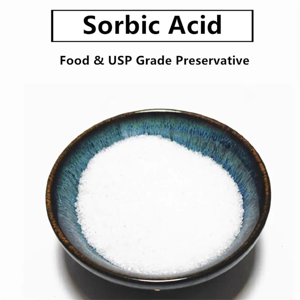 

500 г, 100% сорбиновая кислота, пищевой консервант класса USP