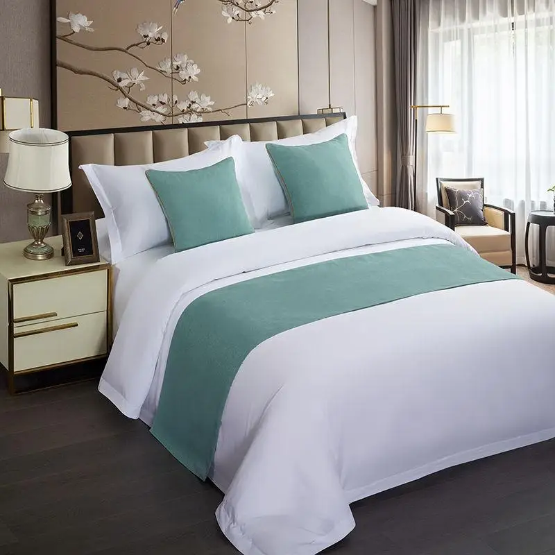 Бегун для кровати хвостовое полотенце свет роскошная новая кровать и завтрак