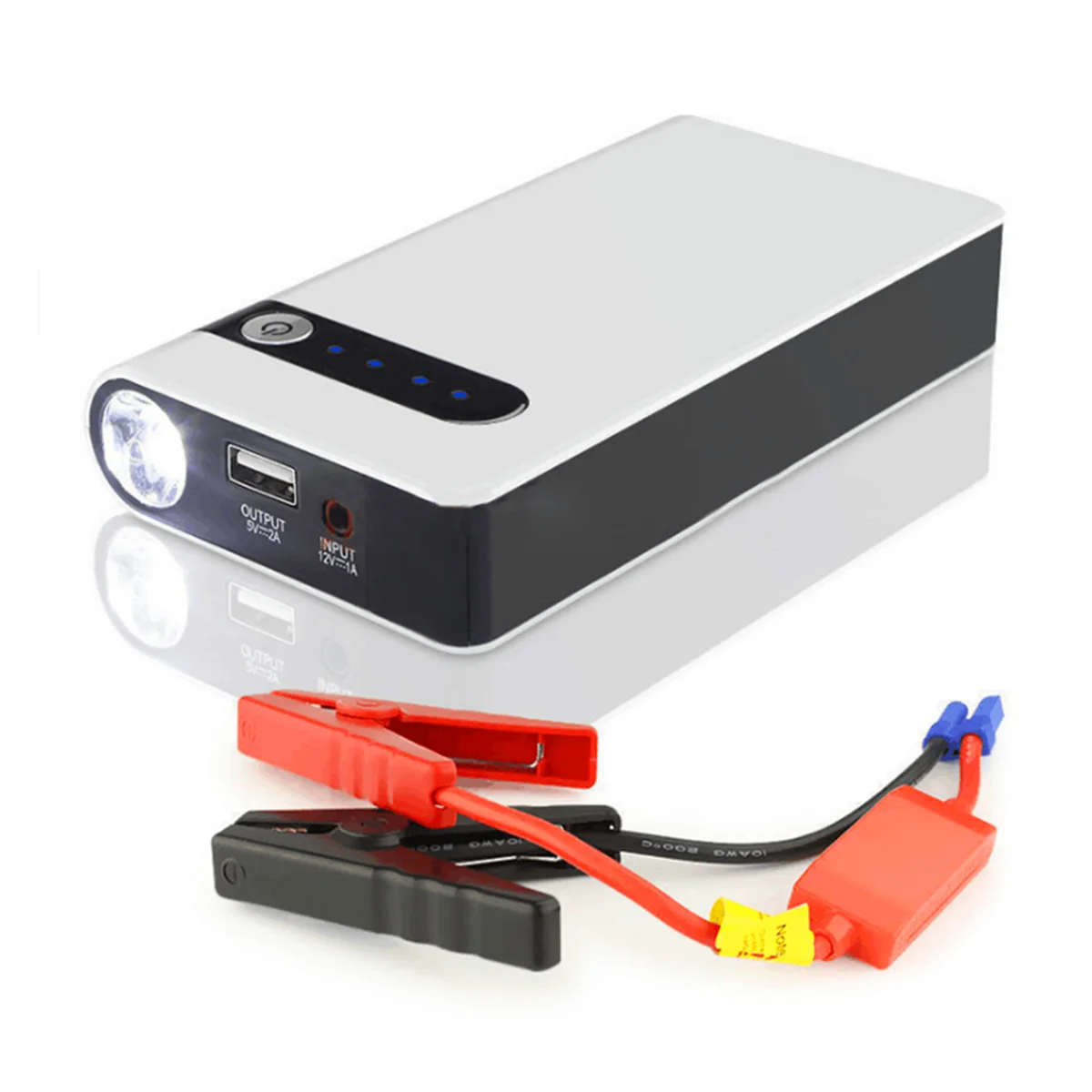 

Battery Jump Starter 20000mAh Portable Battery Pack with LED Light for Gasoline Engines Auto Jumper Emergency Power Supply