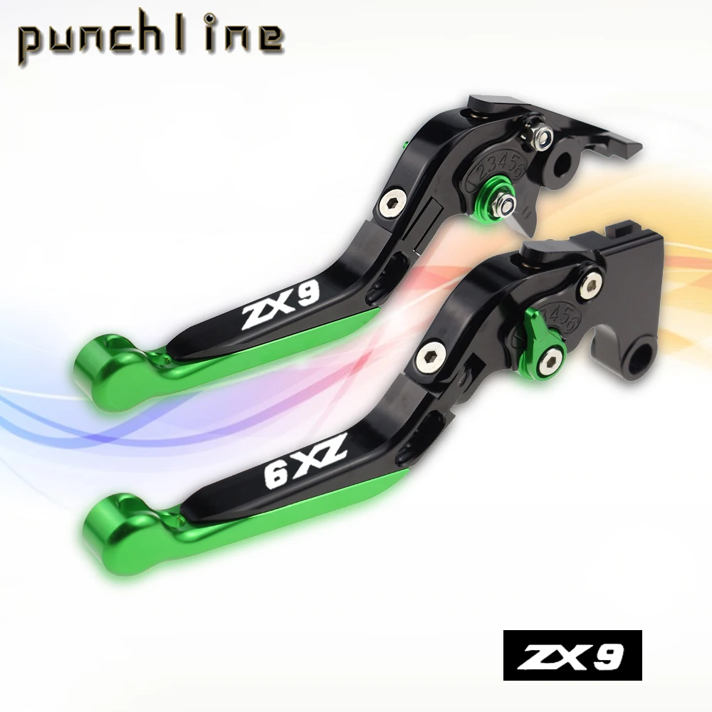 

Fit For ZX9 1994-1997 ZX 9 ZX-9 Motorcycle CNC Accessories Folding Extendable Brake Clutch Levers Adjustable Handle Set