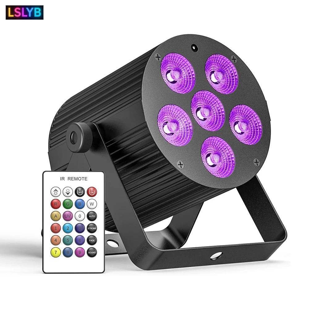 

Аккумуляторный сценический светильник LSLYB RGBWA+UV 6x18Вт