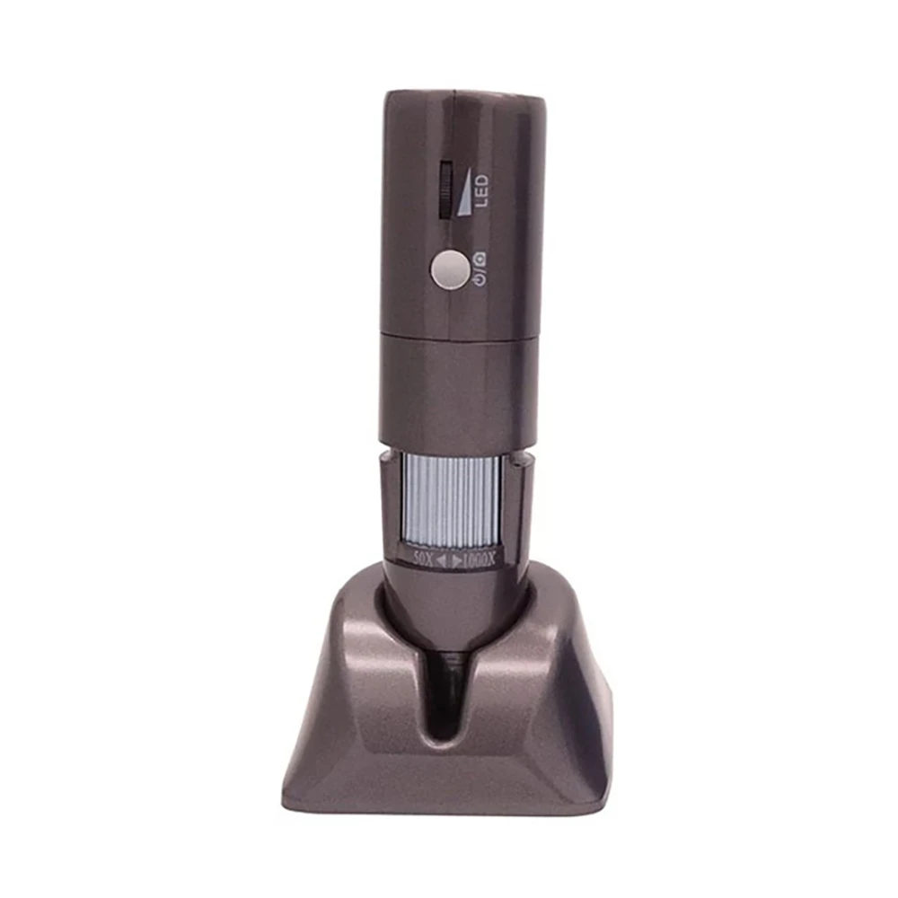 

1000X Handheld Microscope Wireless WiFi USB Charging Magnifier for Observing Insects PCB Jewelry Inspection Brown