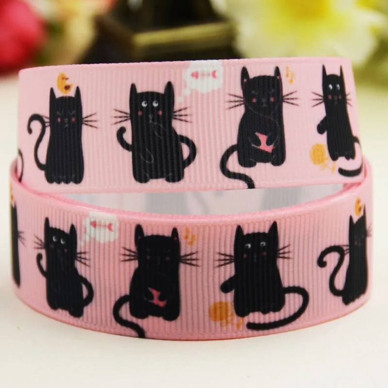 

Репсовая лента с рисунком кота, 22 мм, 25 мм, 38 мм, 75 мм, 10 ярдов