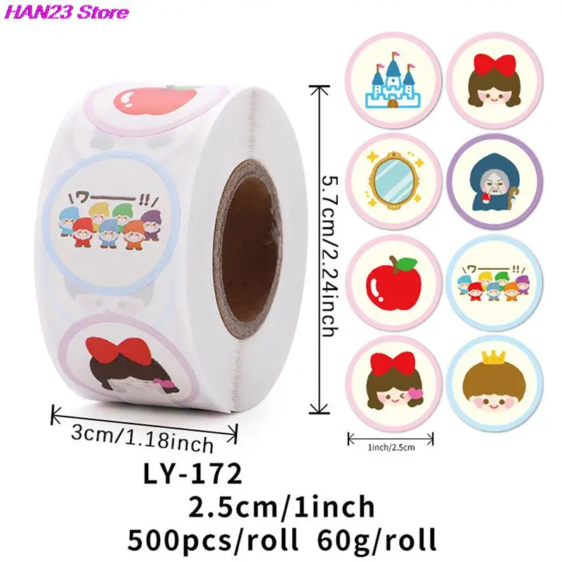 

500 шт., наклейки в виде милых животных для детей