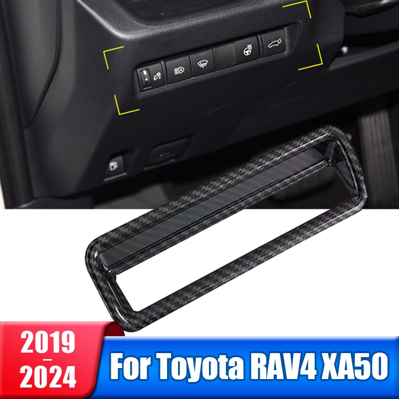 

Накладка На Внутреннюю Отделку Из АБС-пластика Для Toyota RAV4 XA50 Hybrid (2019-2024 Гг.), Регулируемая Кнопкой Фары.