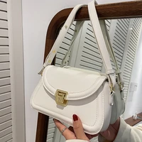 elegant crossbody messenger side bag 2022 summer spring trend handbag for women pu leather mobile small solid shoulder bag ladie