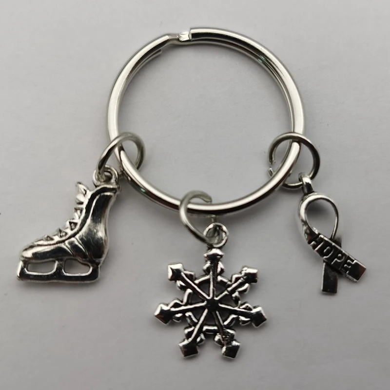 Модный спортивный Брелок очаровательный брелок для зимних видов спорта балета с