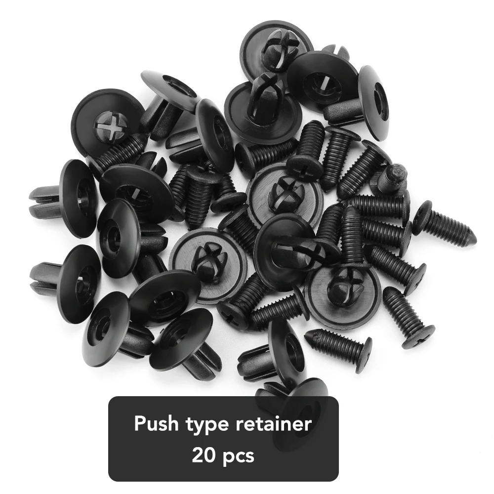 6 размеров 100 шт. автомобильный зажим крепления смешанный для Audi A4 A5 A6 A7 A8 Q3 Q5 Q7 S3 S4 S5