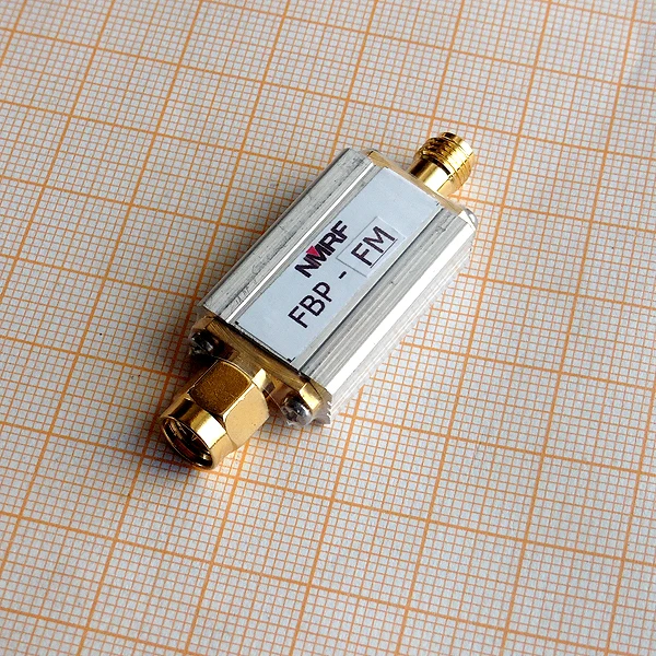 88-108MHz band pass filter, FM broadcast band pass filter, SMA, ultra-small size