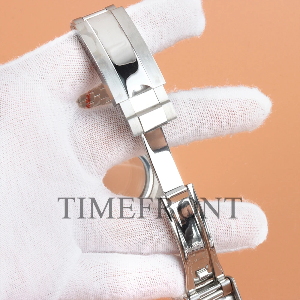 Фото Подходит для модифицированного корпуса часов Seiko NH35 40 мм, классический 24-часовой керамический безель для GMT NH34 NH35 NH36 NH38, механизм 28,5 мм, циферблат Jubilee №5