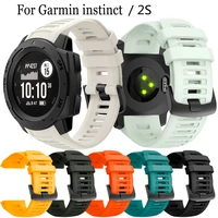 sport silicone wristband strap for garmin instinct 2s smart watch band replacement belt for garmin instinct watchband correct