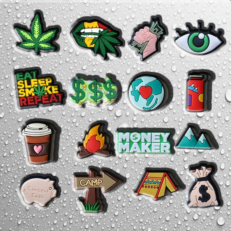 

Shoe Charms Decorations Fits for Crocs Accessories Money Camping Pins Boys Girls Kids Women Teens Christmas Gifts Party Favors