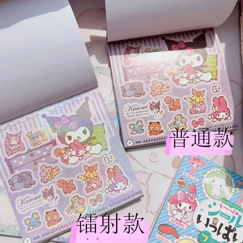 

Sanrio милые наклейки в форме сердца для девочек Kuromi MyMelody Cinnamorol понравилось Onpumpurin DIY декоративные наклейки Kawai Канцтовары подарок