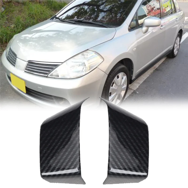 

2 шт., декоративные наклейки на панель руля для Nissan Tiida RHD 2005-2010