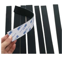 1pcs silicone rubber strip self adhesive soundproof anticollision seal gasket black length0 31meters