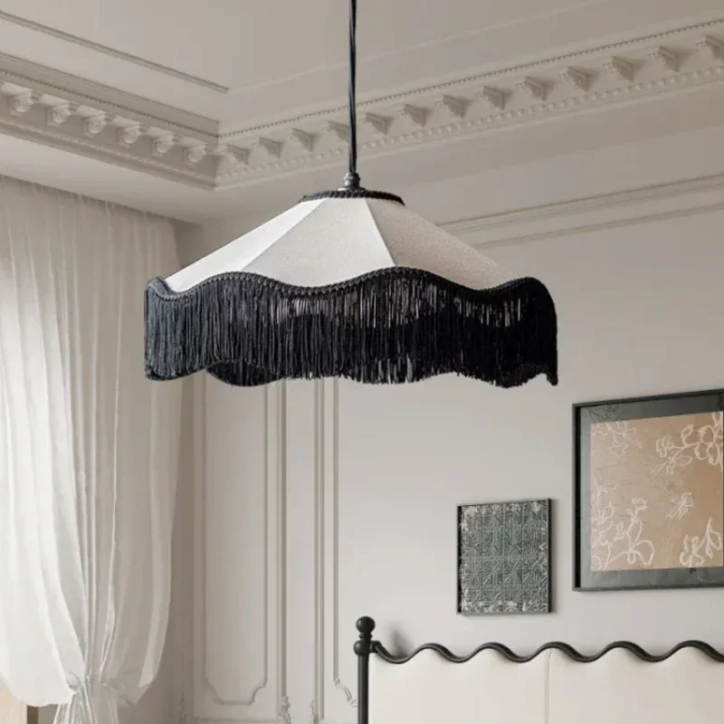 Подвесной ретро-светильник в стиле ретро светодиодная лампа с бахромой